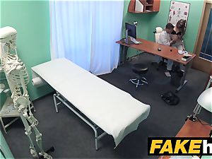 fake hospital Patient gives oral job before being banged
